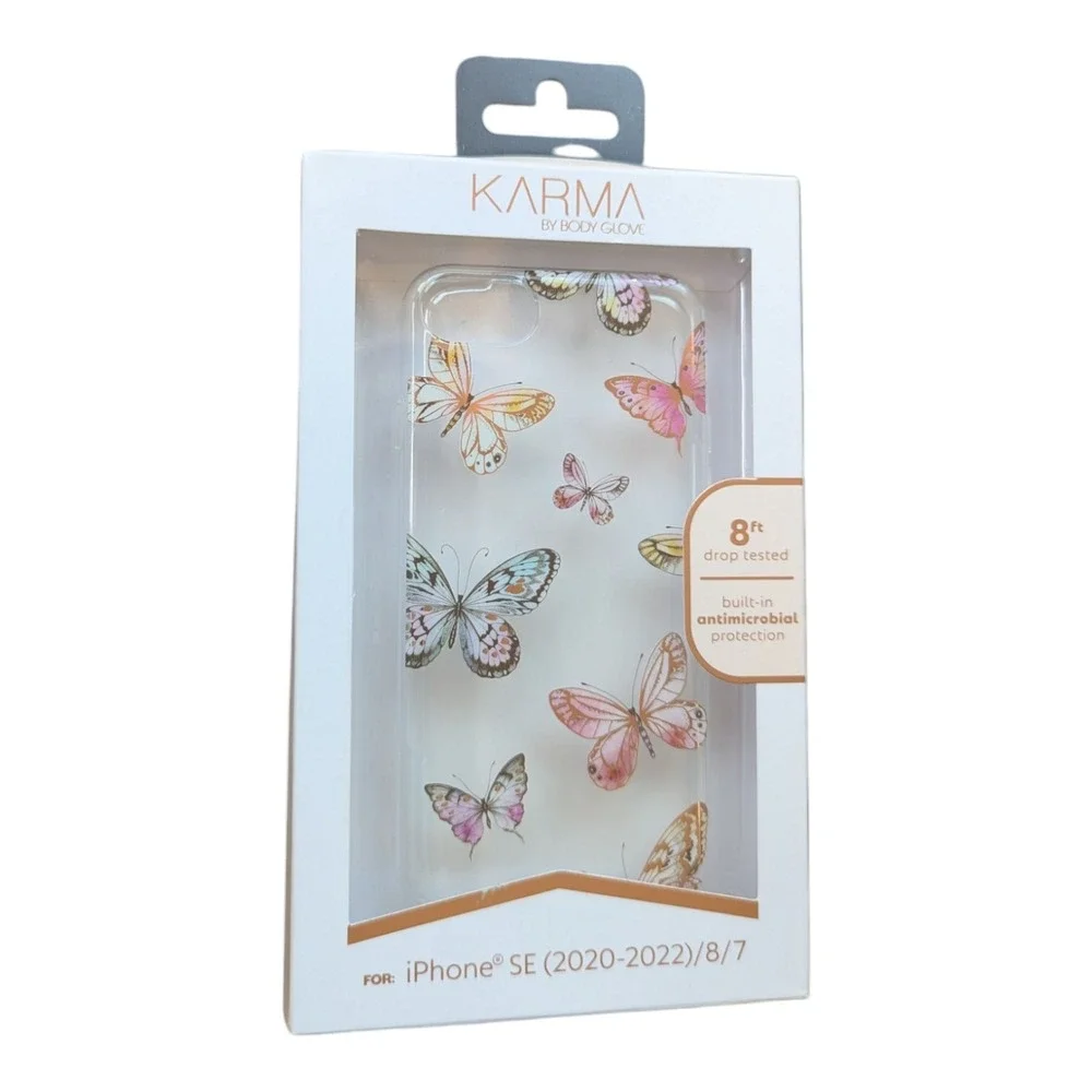K2. Karma by Body Glove Butterflies Case For Apple iPhone SE (2020-2022)/8/7